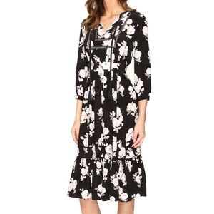 Kate Spade posy silk dress sz 00 NWT